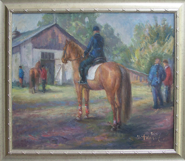 Amazonka na kasztanku