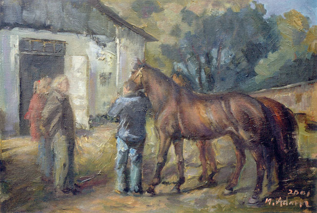 Rozmowa przy koniach