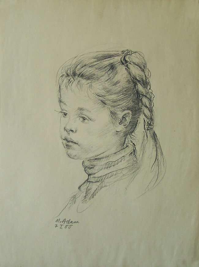 Magdusia z warkoczem