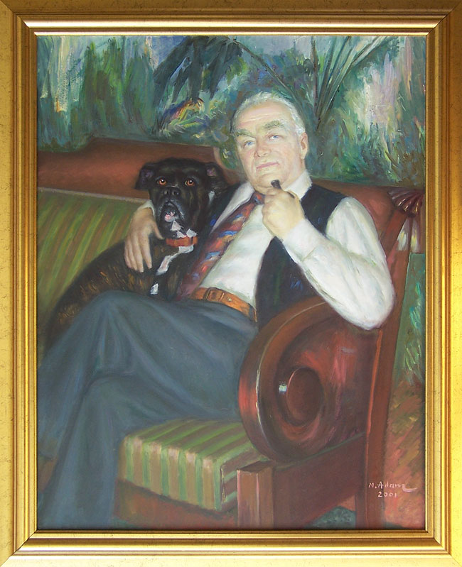 Mecenas Jerzy Jasiński z Kamą