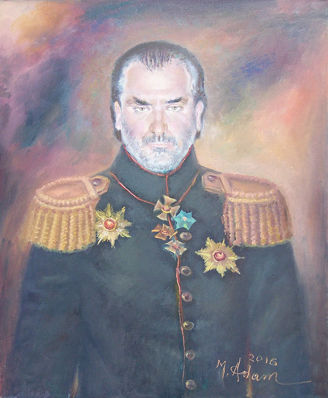 Franciszek Wichniarz w uniformie Napoleona